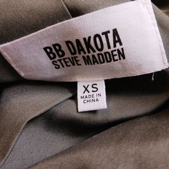 BB Dakota x Steve Madden Imitation Green Faux Suede Moto Jacket NWT Si… - Picture 12 of 16